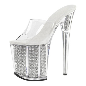 <span class=keywords><strong>Sandalias</strong></span> de Moda para <span class=keywords><strong>Mujer</strong></span>, Talla Grande, Nuevas, con Tacón de Aguja para Pole Dance, 20 cm, Antideslizantes, Aumentan la Altura, para Caminar y Desfiles - Product Image 2