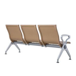 Sillas de Espera Industriales Nacionales, Silla de PU con Estructura de Acero Reforzada y Pasamanos para Aeropuerto, Estación, Hospital, Banco - Product Image 3