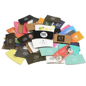 Manchon de transport personnalisé en papier kraft double paroi pour tasses à café, portable et mignon, pour boissons chaudes, vin, tequila - Product Image 2