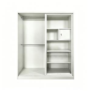 Armadi Moderni a 3 <span class=keywords><strong>Ante</strong></span> con Porte <span class=keywords><strong>Scorrevoli</strong></span> e Specchio, Personalizzabili con Stampa, per <span class=keywords><strong>Camera</strong></span> da <span class=keywords><strong>Letto</strong></span> - Product Image 3