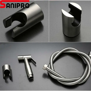 Настенный душ SANIPRO из нержавеющей стали для унитаза <span class=keywords><strong>Jet</strong></span> Shattaf, спрей для биде, мусульманский ручной распылитель, смеситель для здоровья, Набор смесителей для душа - Product Image 5