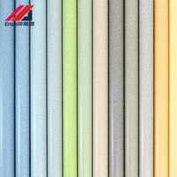 Revêtement de sol en PVC en rouleau de 2 mm, 3 mm, 4 mm, résistant à fort trafic, vinyle commercial pour les écoles et les bureaux