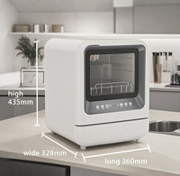 Laveuse-sécheuse de biberons électrique entièrement automatique 360° pour le nettoyage des biberons