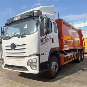 Faw 6x4 Heavy-Duty Compression Recycling Truck for Efficient <b>Waste</b> Management Refuse Compactor Garbage Collector Truck for Sale - Product Image 2