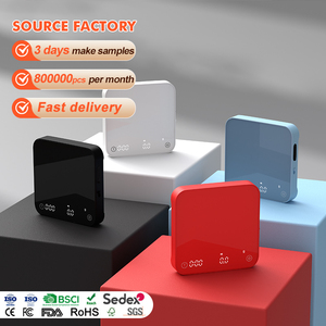 Oem sạc pin New Arrival đen kích thước nhỏ nhà bếp kỹ thuật số điện tử trọng lượng nhỏ giọt pha cà phê quy mô với bộ đếm thời gian - Product Image 2