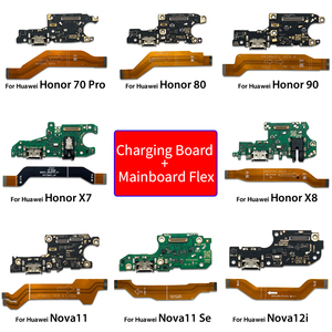 Port de charge en gros pour Huawei <span class=keywords><strong>Honor</strong></span> 60 70 80 90 Pro Se <span class=keywords><strong>Honor</strong></span> X7 <span class=keywords><strong>X8</strong></span> X9A X9B 4G 5G Nova 11 Se 12i Y91 câble flexible de téléphone portable - Product Image 5