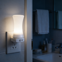 Lampe d'orientation multifonctionnelle à induction, indice de protection IP20, alimentation CA 85-265V, matériau ABS, lampe d'orientation portable