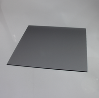 Lámina de Vidrio Templado Tintada Gris Mate Sólido al por Mayor, Mampara de Oficina, Cortina de Vidrio Reflectante Decorativa Industrial