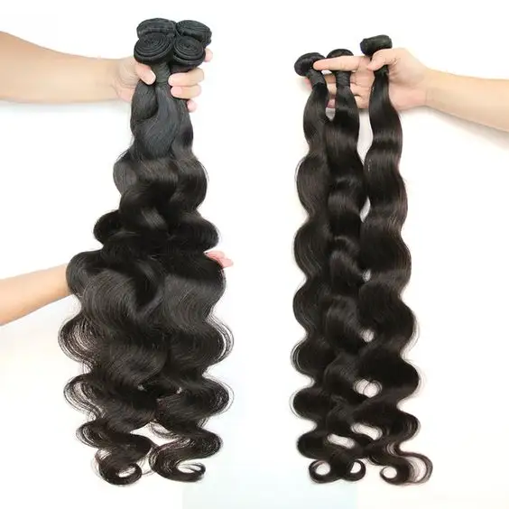 28inch Body Wave Bundles Virgin Brazilian Human Hair Weaving Raw Hair Weave Bundle Hair Extension Wholesale Frontal Lace Closure
