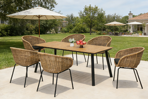 Modern Steel Frame Outdoor Bucket Chair with <b>Cushion</b>-Set of 2 Weather-Resistant for Restaurant & Hotel Use - Product Image 5