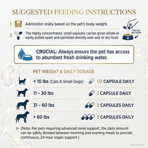 Complément Rénal OEM pour Chiens et Chats – Capsules de Soutien <span class=keywords><strong>Renal</strong></span> Détoxifiantes – Formule Vétérinaire à Marque Blanche – Fabrication en Usine - Product Image 5