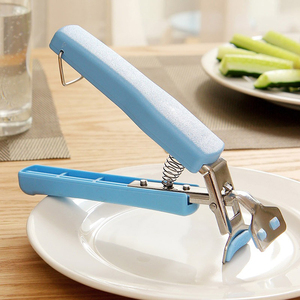 Pince de préhension anti-brûlure en acier inoxydable pour assiettes et bols, idéale pour micro-ondes - Vente en gros - Product Image 4