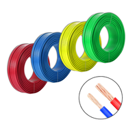 Câble Électrique Flexible Monobrin en Cuivre Toronné Isolé PVC H05V-K H07V-K 1x6mm² RV pour Câblage Fixe – Offre Spéciale
