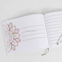 Livre d'or de mariage à couverture rigide pour réceptions de mariage Baby Showers Birthday Taille personnalisée élégant souvenir Graduation Sign-in Photos