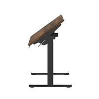 2025 plus récent ergonomique métal électrique hauteur réglable rabattable moderne bureau d'ordinateur pour l'école de bureau à domicile