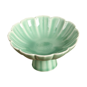 Bandeja de Cerámica con Diseño de Mano de Buda, Estilo Chino, Plato para Frutas, Bandeja Decorativa para Mesa de Té Zen - Product Image 5