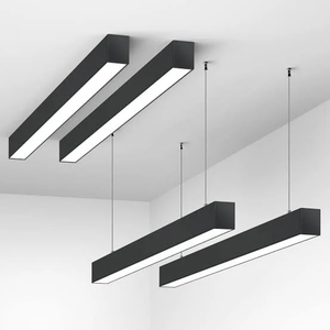 Lámpara Colgante Lineal Moderna de Lujo NGTlight de 100W y 240CM, de Acero y Acrílico, con Altura Ajustable para Comedor, Isla de Cocina o Barra - Product Image 1