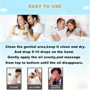 OEM/ODM Aceite de Masaje Privado para Hombres con Extracto Natural de 30 ml para Aumentar la Energía, Retrasar la Eyaculación y Mejorar la Fuerza - Product Image 6