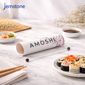 Envase de Papel Personalizado para Sushi para Llevar, Envase Ecológico para Rollos de Sushi con Tapas de Plástico y Botella para Salsa de Soya - Product Image 5