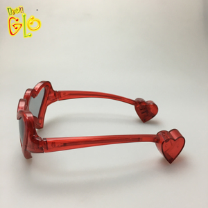 Nuovo prodotto occhiali da sole LED a forma di cuore decorazione per feste occhiali lampeggianti luminosi - Product Image 6