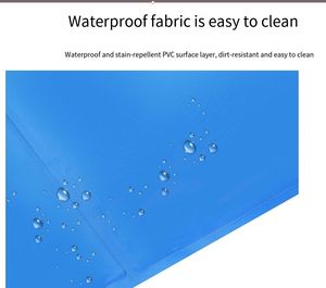 Kinghon Luxus PVC Haustier zubehör Modern Summer <span class=keywords><strong>Cooling</strong></span> <span class=keywords><strong>Dog</strong></span> <span class=keywords><strong>Pad</strong></span> Tragbare wasserdichte Haustier bett matten für Katzen und Hunde - Product Image 6