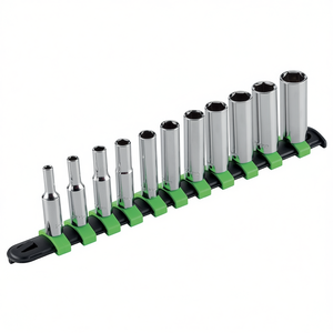 Fg 625al S11 <b>Socket</b> Set 11 Pc Metric Chrome Vanadium Steel Auto Repair Tool - Product Image 2