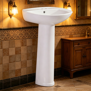 Juego de Sanitarios de Cerámica de Dos Piezas, Diseño Moderno y Económico, Inodoro y Lavabo, Conjunto de Baño - Product Image 5