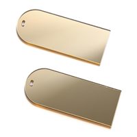 Nouvelles plaques de table dorées personnalisables, très demandées, 10 pièces par paquet, idéales pour les banquets de mariage et les étiquettes nominatives d'hôtel