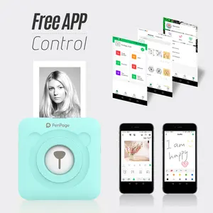 Imprimante thermique de poche <span class=keywords><strong>PeriPage</strong></span> A6 304DPI HD Mini Portable pour photos, impression 58 mm, USB + Android, batterie Li-ion - Product Image 4