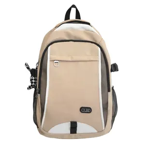CLBDNew fashion leisure backpack students lightweight large capacity leisure sports bag youth back to school backpack