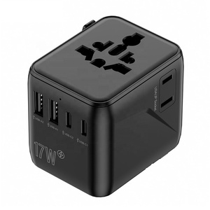 Worldplug tất cả trong một <span class=keywords><strong>4</strong></span> cổng quốc tế tường sạc du lịch <span class=keywords><strong>Adapter</strong></span> phổ Thế Giới AC cắm đa quốc gia du lịch <span class=keywords><strong>Adapter</strong></span> - Product Image 1