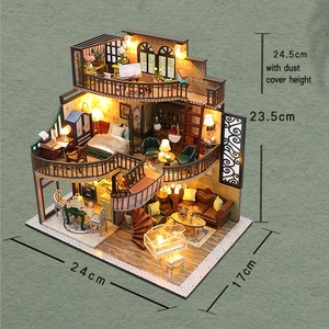 Casa de <span class=keywords><strong>Muñecas</strong></span> en Miniatura Personalizada M2132 Dream Building Pavilion, Casa de <span class=keywords><strong>Muñecas</strong></span> de Madera <span class=keywords><strong>para</strong></span> <span class=keywords><strong>Niñas</strong></span>, en Oferta - Product Image 5