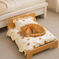 Lit pour animaux de compagnie au design moderne et respirant, résistant à l'eau, pour chiens et chats, idéal pour la détente en intérieur toute l'année