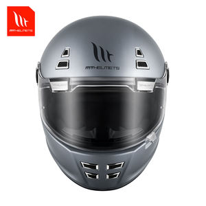 Casco MT Jarama Español Certificado por DOT y CCC, Acabado a Mano, Doble Visera, Material ABS, Probado en Túnel de Viento, para Motocicletas Clásicas/Personalizadas/Urbanas, Nuevo - Product Image 3