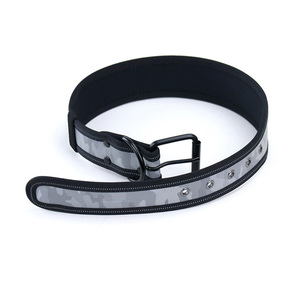 Collier réfléchissant pour animaux de compagnie, confortable, rembourré en néoprène, 2 pouces de large, pour chiens de taille moyenne et grande, Pitbull, Labrador, Rottweiler - Product Image 4