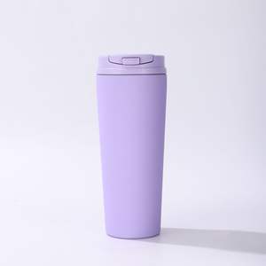 2025 vente chaude Portable 304 tasse thermos en acier inoxydable grande capacité de 900ml tasse à café anti-chute avec couvercle élastique pour les femmes - Product Image 1