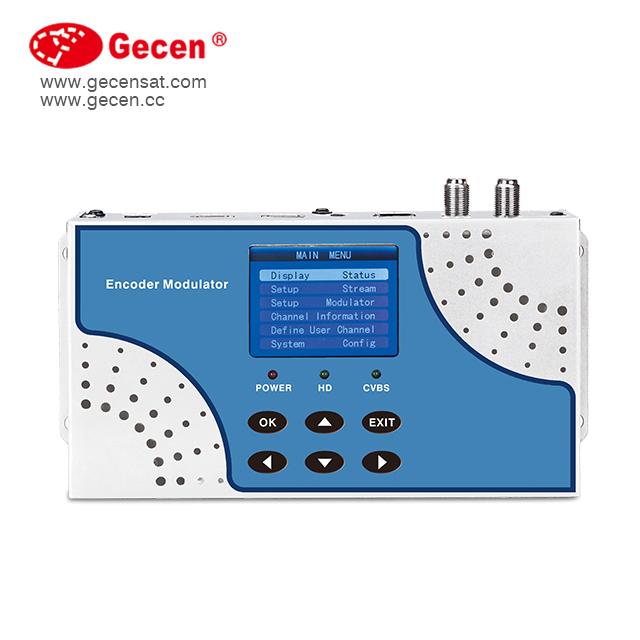 Gecen HD/AV Signal to DVB-T Encoder Modulator DVB-T Digital Modulator