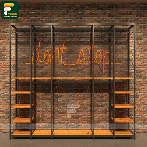 ชั้นวางเสื้อผ้าแบบหรูหราสำหรับร้านค้า ตู้โชว์เสื้อผ้า ตู้โชว์สินค้า ตู้กระจก เฟอร์นิเจอร์ - Product Image 5