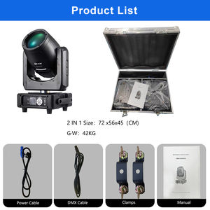 Nueva llegada 230W equipo <span class=keywords><strong>de</strong></span> iluminación <span class=keywords><strong>de</strong></span> escenario Led Beam Spot Disco Dj bar evento etapa Ktv DXM512 controlador cabeza móvil Luz <span class=keywords><strong>de</strong></span> escenario - Product Image 6