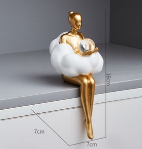 Nuage fille salon voiture table figure décoration ballet danse studio réseau rouge boutique décoration article - Product Image 6