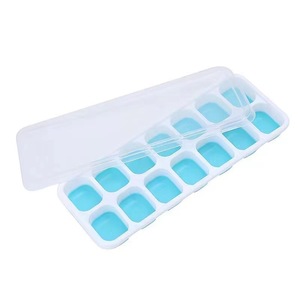 Biểu tượng tùy chỉnh bán buôn bền Stackable <span class=keywords><strong>Ice</strong></span> khay cho tủ đông <span class=keywords><strong>Ice</strong></span> <span class=keywords><strong>Cube</strong></span> Maker Silicone <span class=keywords><strong>Ice</strong></span> <span class=keywords><strong>Cube</strong></span> khay với nắp - Product Image 5