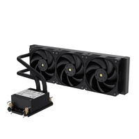 Ventilateur CPU silencieux LGA4189/4677 SP3 TR4 AM4 refroidi à l'eau avec dissipateur thermique en aluminium intégré serveur radiateur système de refroidissement par eau