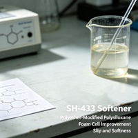 Agent adoucissant en polysiloxane modifié au polyéther SH-433 pour le traitement des textiles et du PU