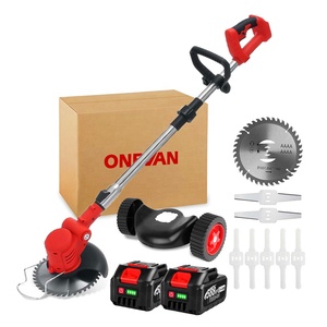 <span class=keywords><strong>Tondeuse</strong></span> à gazon électrique sans fil 20000 tr/min, coupe-herbe réglable, outils de jardinage, <span class=keywords><strong>batterie</strong></span> DIY 7 pouces, 1 an de garantie, 21V 173CC - Product Image 1