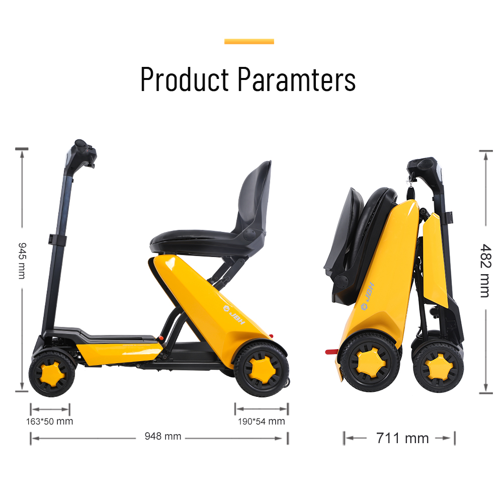JBH FNS01 Electric Scooter - 25km Range, Foldable Design