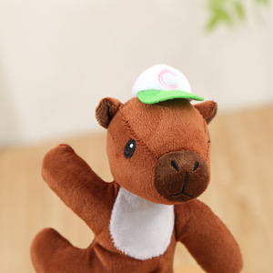 Cross-border Bestseller Plush Realistic Multi-Color Capybara Electric Rotating <b>Pole</b> Toy Plush Toy Sings and <b>Dances</b> - Product Image 5