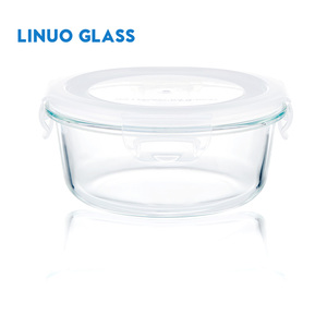 Bộ hộp đựng thức ăn thủy tinh borosilicate Linuo bán buôn 15 món, giữ tươi, chống rò rỉ - Product Image 3