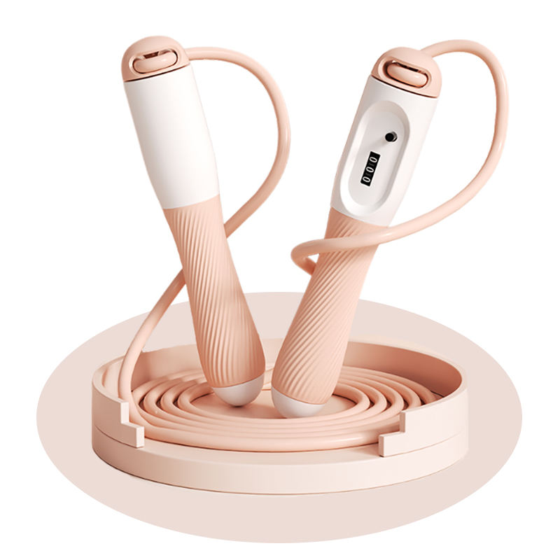 Children's rope skipping solid color pink