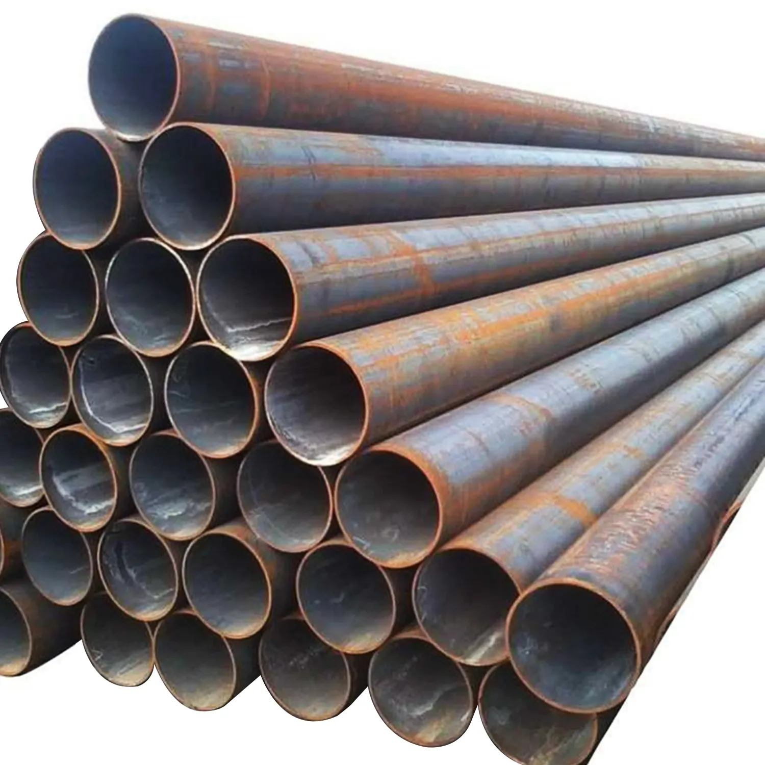 Fábrica diretamente venda ERW Iron Pipe 6 Meter Tubo De Aço Soldado Redondo Erw Preto Tubo De Aço Carbono