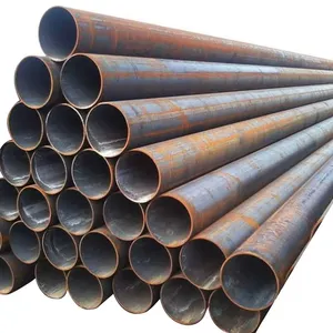 Fabrika doğrudan satış ERW demir boru 6 metre kaynaklı çelik boru yuvarlak Erw siyah karbon çelik boru